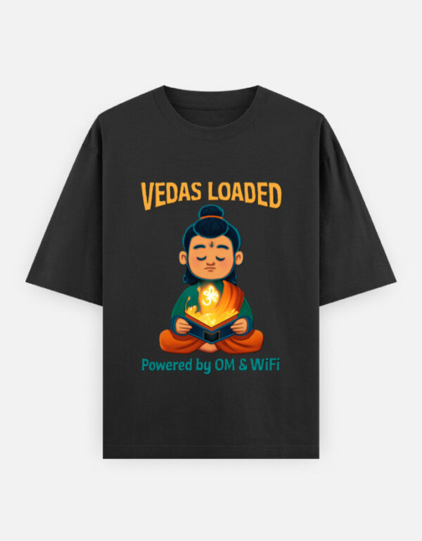 Vedas with OM - Oversized T-Shirt